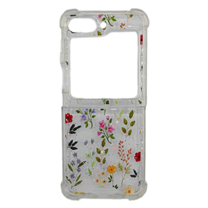 Shiny Glitter Case for Samsung Galaxy Z Flip 5 - Tropical