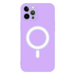 Silicone with Magsafe Case for Apple iPhone 14 Pro Max - Purple
