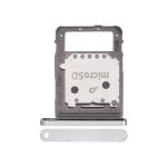 Sim Card & Micro SD Tray Compatible for Samsung Galaxy Tab S8 (X700 / X706 / 2022) / Tab S8 Plus (X800 / X806 / 2022) / Tab S8 Ultra (X900 / X906 / 2022) - Silver
