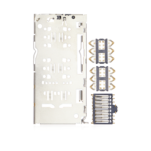 Sim Card Reader Compatible For Samsung Galaxy A11 (A115 / 2020) / A13 (A135 / 2022) / A13 5G (A136 / 2021) (4 Piece Set)