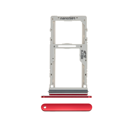 Sim Tray Compatible for LG Velvet - Red