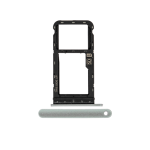 Single Sim Tray Compatible for Moto G Power (XT2117 / 2021) - Silver