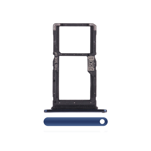 Sim Tray Compatible for Moto One Hyper (XT2027-1 / 2020) - Deep Sea Blue
