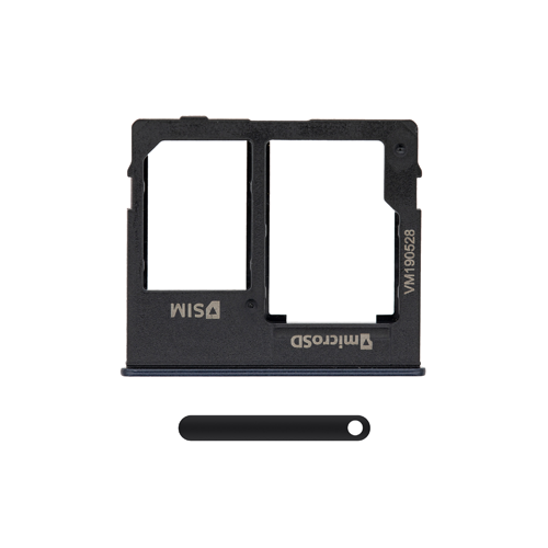 Single Sim Tray Compatible for Samsung Galaxy A10E (A102 / 2019) - Black