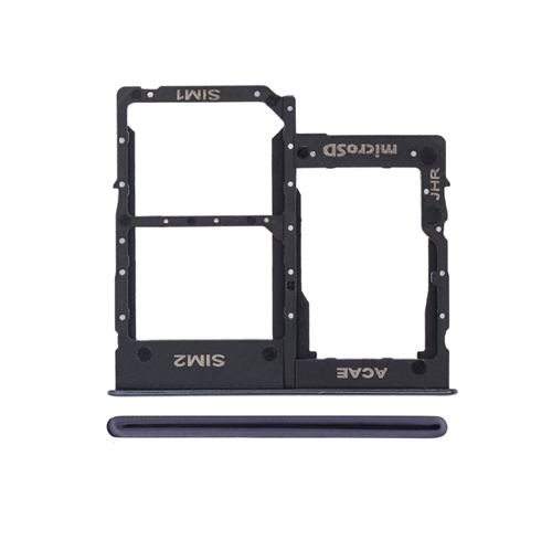 Dual Sim Tray Compatible for Samsung Galaxy A31 (A315 / 2020) - Black