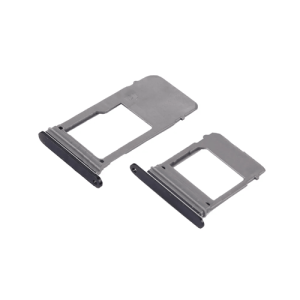 Single Sim Tray Compatible for Samsung Galaxy A5 (A520 / 2017) (2 Pieces Set) - Black