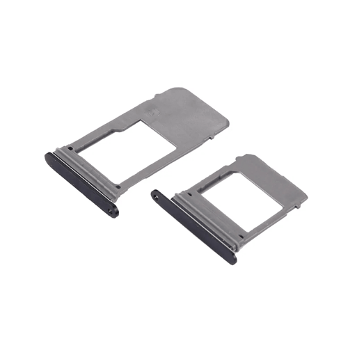 Single Sim Tray Compatible for Samsung Galaxy A5 (A520 / 2017) (2 Pieces Set) - Black