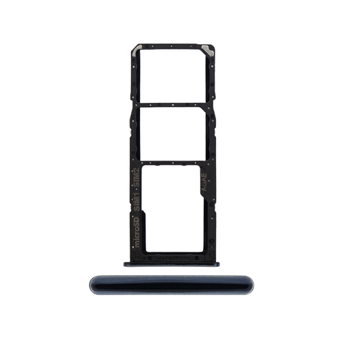 Dual Sim Tray Compatible for Samsung Galaxy A71 (A715 / 2020) - Prism Crush Black