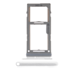 Single Sim Tray Compatible for Samsung Galaxy S10 / S10 Plus / S10E - White