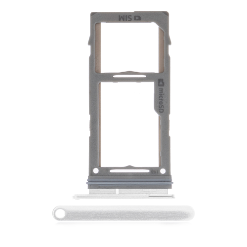 Single Sim Tray Compatible for Samsung Galaxy S10 / S10 Plus / S10E - White
