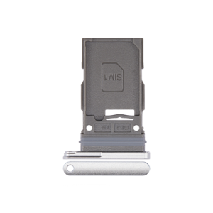 Single Sim Tray Compatible for Samsung Galaxy S21 FE - White