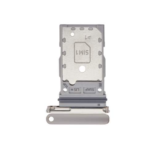 Single Sim Tray Compatible for Samsung Galaxy S23 Ultra 5G - Cream