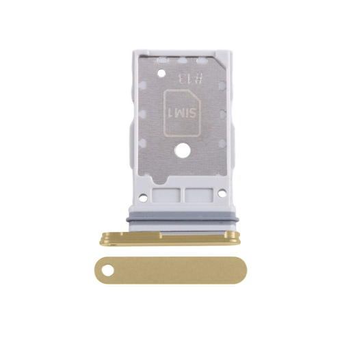 Sim Tray Compatible for Samsung Galaxy S24 Ultra 5G - Yellow Gold