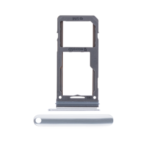 Single Sim Tray Compatible for Samsung Galaxy S8 / S8 Plus - Silver