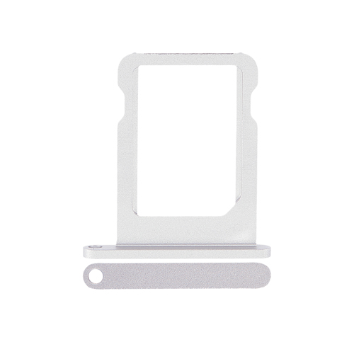 Sim Tray Compatible for iPad Pro 12.9'' (5th Gen 2021) / (6th Gen 2022) / iPad Pro 11 (3rd Gen 2021) / (4th Gen 2022) - Silver