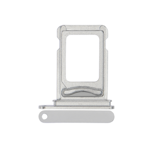 Single Sim Tray Compatible for iPhone 14 Pro / 14 Pro Max - Silver