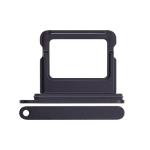 Single Sim Tray Compatible for iPhone 16 / 16 Plus - Black