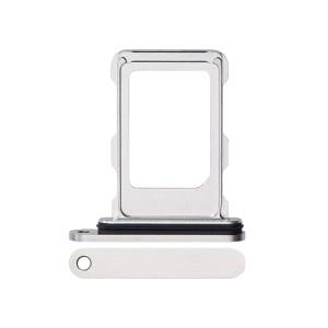 Sim Tray Compatible for iPhone 16 Pro / 16 Pro Max - White Titanium