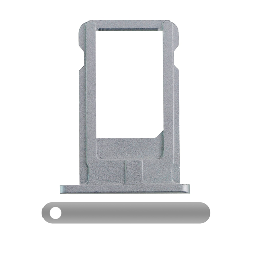 Sim Tray Compatible for iPhone 6S Plus - Space Gray