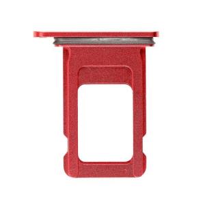 Single Sim Tray Compatible for iPhone XR - Red