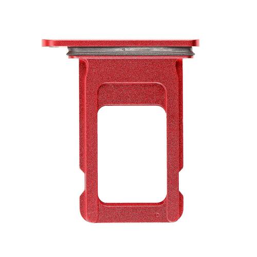 Single Sim Tray Compatible for iPhone XR - Red