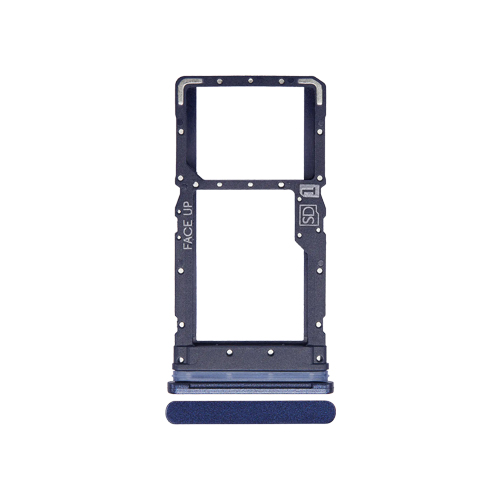 Single Sim Tray Compatible for Moto G Stylus 4G (XT2211 / 2022) - Blue