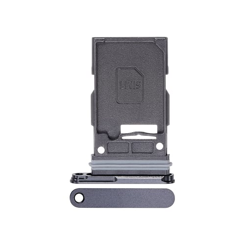 Single Sim Tray Compatible for Samsung Galaxy S25 5G / S25 Plus 5G - Blue Black