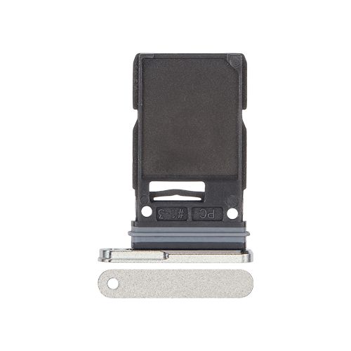 Single Sim Tray Compatible for Samsung Galaxy S25 Ultra 5G - Titanium White Silver