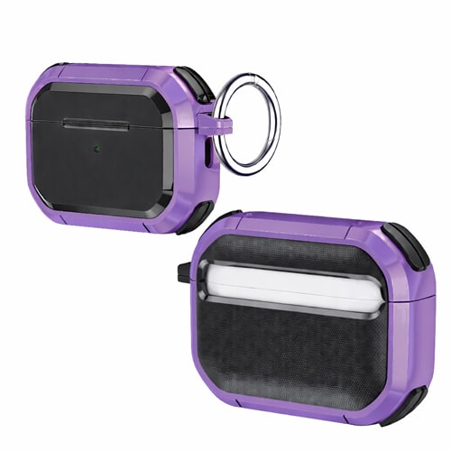 Sleek Armor Case for AirPods Pro 3 - Purple
