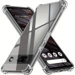 Slim Clear Soft TPU Case Hard Corner Bumper for Google Pixel 10 Pro XL - Clear