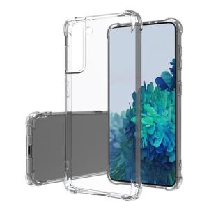 Slim Clear Soft TPU Case Hard Corner Bumper for Samsung Galaxy S21 - Clear