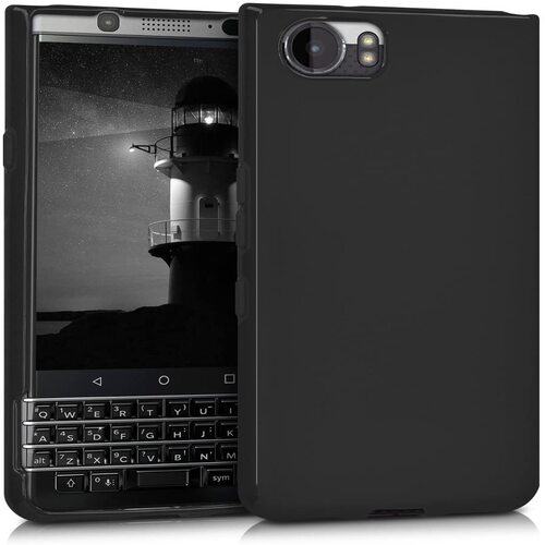 Slim Matte Soft TPU Case for Blackberry KEY1 - Black