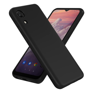 Slim Matte Soft TPU Case for Samsung Galaxy A04 - Black