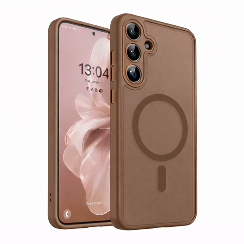 Smoke Magsafe Case for Samsung Galaxy S26 - Brown