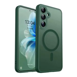 Smoke Magsafe Case for Samsung Galaxy S26 - Green