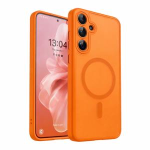Smoke Magsafe Case for Samsung Galaxy S26 - Orange