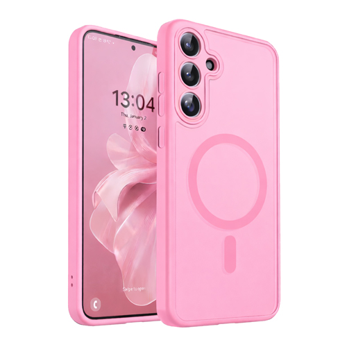 Smoke Magsafe Case for Samsung Galaxy S26 - Pink
