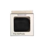 Soft Silicone Skin Cover Shock-Absorbing Protective Case for Airpods 3 - Black