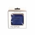 Soft Silicone Skin Cover Shock-Absorbing Protective Case for Airpods 3 - Navy Blue