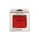 Soft Silicone Skin Cover Shock-Absorbing Protective Case for Airpods 3 - Red