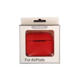Soft Silicone Skin Cover Shock-Absorbing Protective Case for Airpods 3 - Red