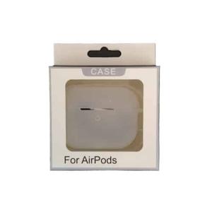 Soft Silicone Skin Cover Shock-Absorbing Protective Case for Airpods 3 - White