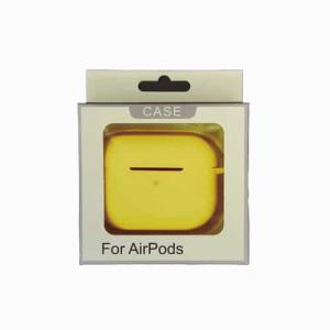 Soft Silicone Skin Cover Shock-Absorbing Protective Case for Airpods 3 - Yellow