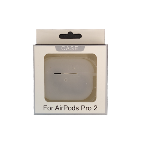 Soft Silicone Skin Cover Shock-Absorbing Protective Case for Airpods Pro 1 / 2 - White