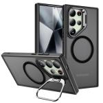 TPU with Magsafe and Holder Case for Samsung Galaxy S25 Ultra 5G - Black