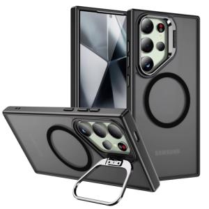 TPU with Magsafe and Holder Case for Samsung Galaxy S24 5G / S25 5G - Black