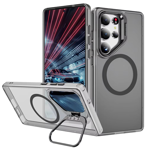 TPU with Magsafe and Holder Case for Samsung Galaxy S24 5G / S25 5G - Grey