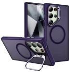 TPU with Magsafe and Holder Case for Samsung Galaxy S25 Ultra 5G - Purple