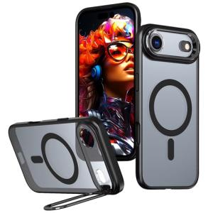 TPU with Magsafe and Lens Holder Case for Apple iPhone 17 Air - Black
