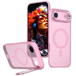 TPU with Magsafe and Lens Holder Case for Apple iPhone 17 Air - Pink